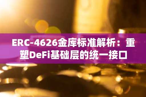 ERC-4626金库标准解析:重塑DeFi基础层的统一接口