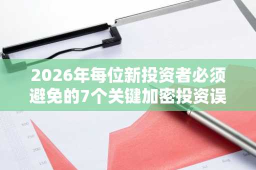 2026年每位新投资者必须避免的7个关键加密投资误区