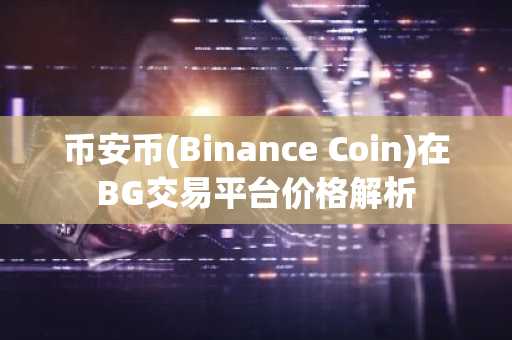 币安币(Binance Coin)在BG交易平台价格解析