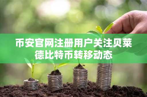 币安官网注册用户关注贝莱德比特币转移动态