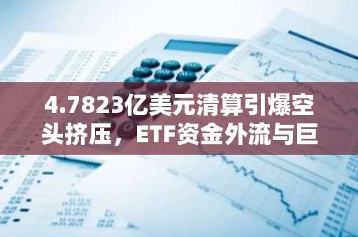 4.7823亿美元清算引爆空头挤压，ETF资金外流与巨鲸异动交织
