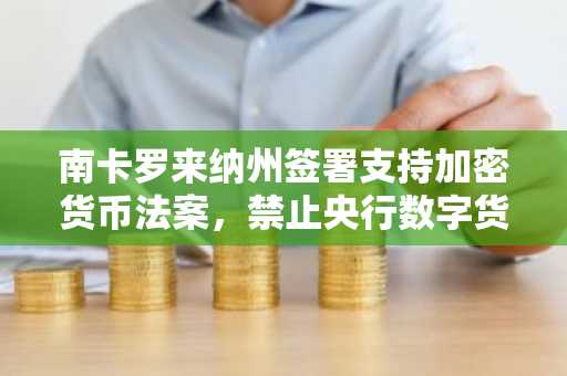南卡罗来纳州签署支持加密货币法案，禁止央行数字货币支付