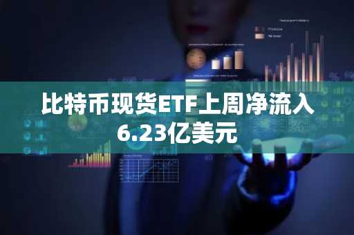 比特币现货ETF上周净流入6.23亿美元