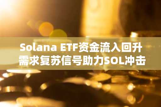 Solana ETF资金流入回升 需求复苏信号助力SOL冲击120美元
