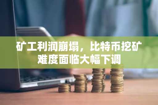 矿工利润崩塌，比特币挖矿难度面临大幅下调