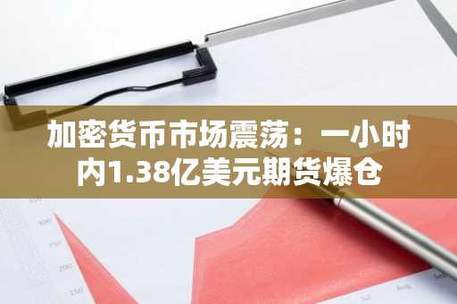 加密货币市场震荡：一小时内1.38亿美元期货爆仓