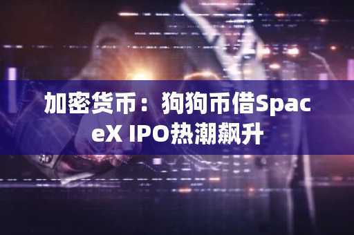 加密货币：狗狗币借SpaceX IPO热潮飙升