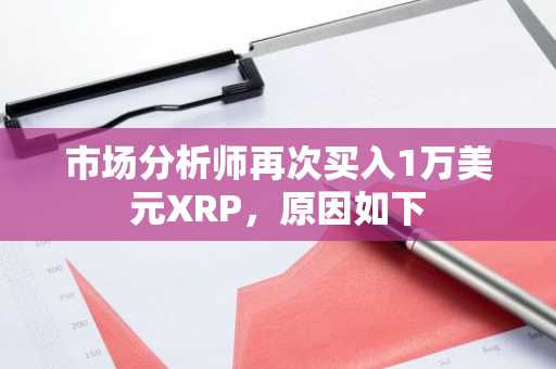 市场分析师再次买入1万美元XRP，原因如下