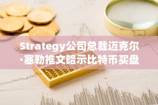 Strategy公司总裁迈克尔·塞勒推文暗示比特币买盘称“运行更佳”