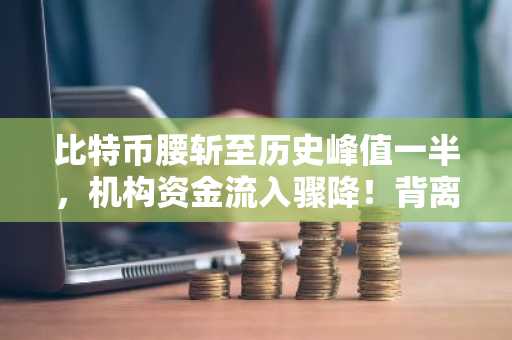 比特币腰斩至历史峰值一半，机构资金流入骤降！背离原因何在？