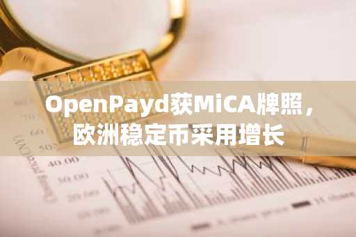OpenPayd获MiCA牌照，欧洲稳定币采用增长