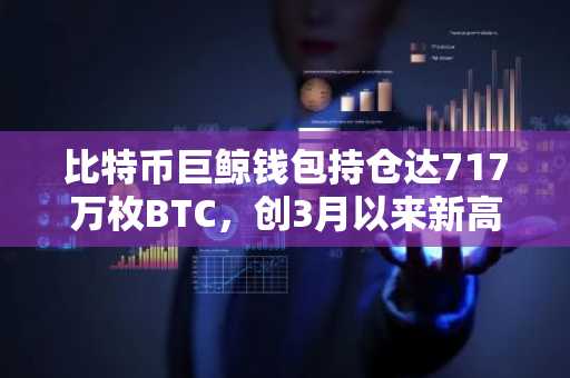 比特币巨鲸钱包持仓达717万枚BTC,创3月以来新高