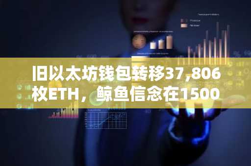 旧以太坊钱包转移37,806枚ETH，鲸鱼信念在1500美元关口面临关键考验