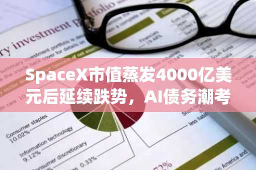 SpaceX市值蒸发4000亿美元后延续跌势,AI债务潮考验IPO反弹