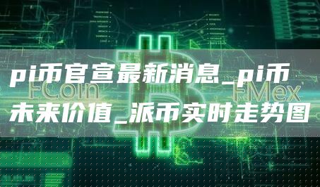 pi币官宣最新消息_pi币未来价值_派币实时走势图