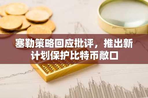 塞勒策略回应批评,推出新计划保护比特币敞口