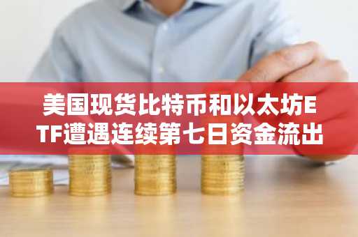 美国现货比特币和以太坊ETF遭遇连续第七日资金流出