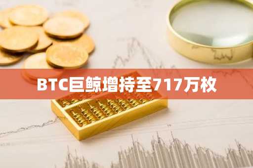 BTC巨鲸增持至717万枚