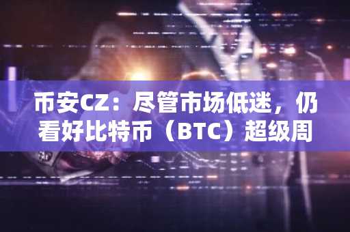 币安CZ：尽管市场低迷，仍看好比特币（BTC）超级周期