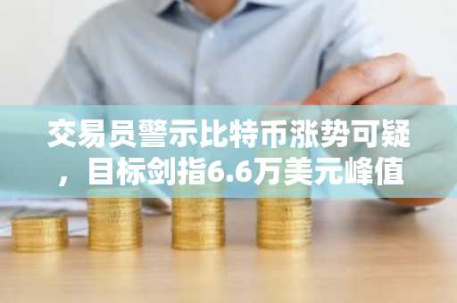 交易员警示比特币涨势可疑,目标剑指6.6万美元峰值