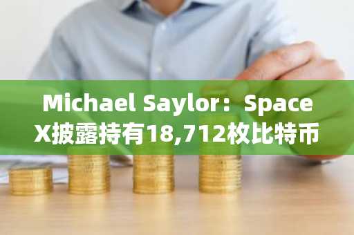 Michael Saylor：SpaceX披露持有18,712枚比特币后，Mag8中25%已持有比特币