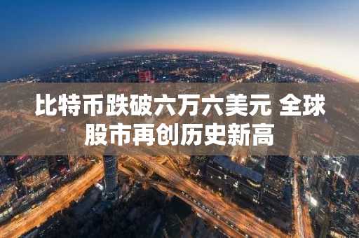 比特币跌破六万六美元 全球股市再创历史新高