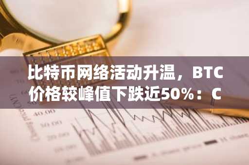 比特币网络活动升温，BTC价格较峰值下跌近50%：CryptoQuant