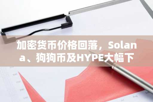 加密货币价格回落，Solana、狗狗币及HYPE大幅下跌
