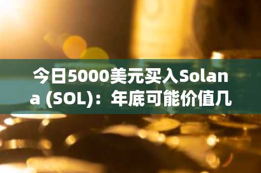 今日5000美元买入Solana (SOL):年底可能价值几何?