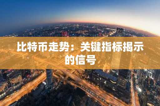 比特币走势：关键指标揭示的信号