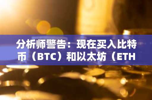 分析师警告:现在买入比特币(BTC)和以太坊(ETH)可能代价高昂