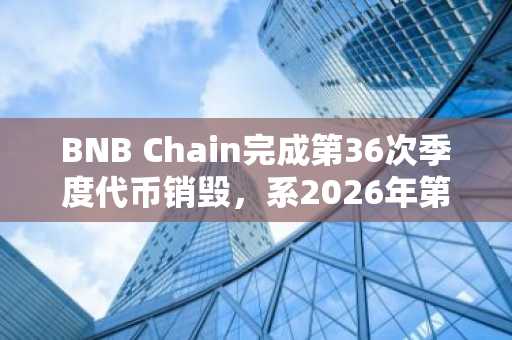 BNB Chain完成第36次季度代币销毁,系2026年第三次销毁(7月15日)