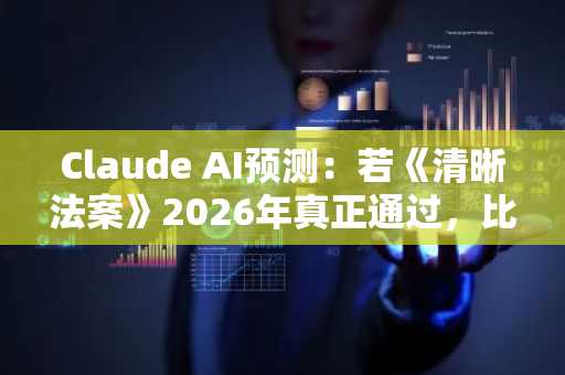 Claude AI预测:若《清晰法案》2026年真正通过,比特币价格将如何?