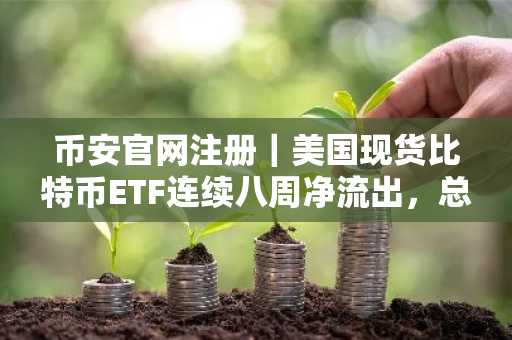 币安官网注册｜美国现货比特币ETF连续八周净流出，总额达5.2664亿美元