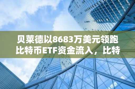 贝莱德以8683万美元领跑比特币ETF资金流入，比特币价格突破64000美元