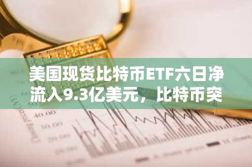 美国现货比特币ETF六日净流入9.3亿美元，比特币突破66,700美元