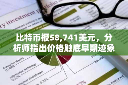 比特币报58,741美元,分析师指出价格触底早期迹象