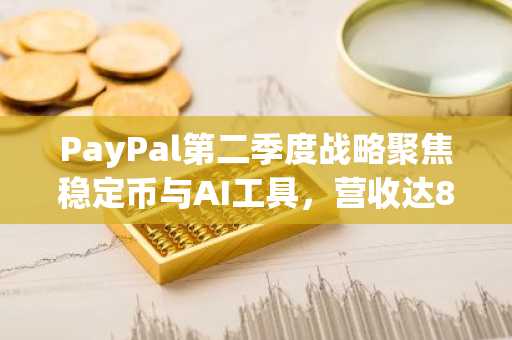 PayPal第二季度战略聚焦稳定币与AI工具，营收达86.8亿美元